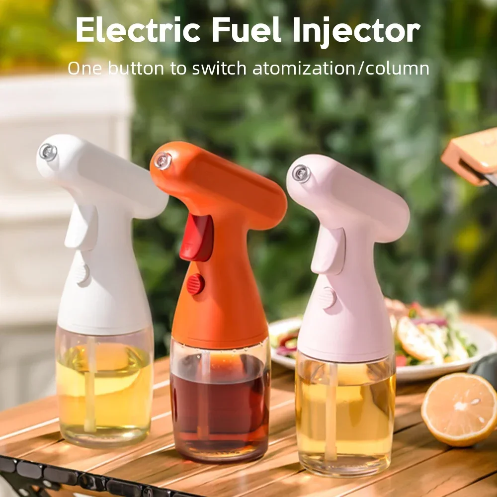 Camping Cooking Oil Bottle - 280ml Electric Oil Spray Bottle Kitchen