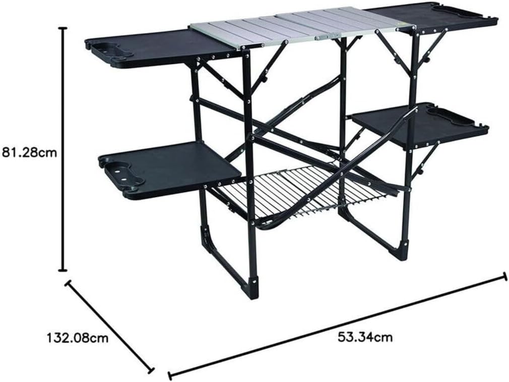 Slim Fold Portable Camping Kit - đánh giá và giá Camping Cooking Table With Storage