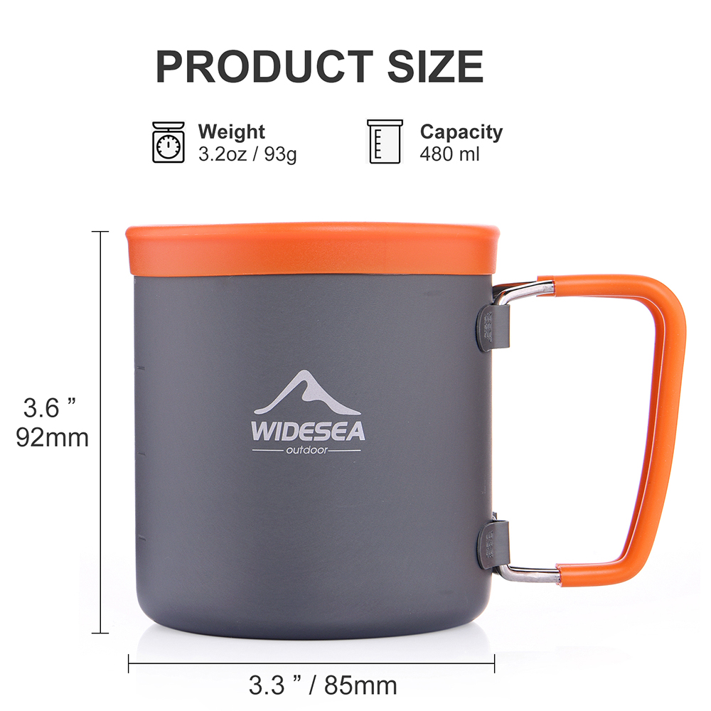 Widesea Cắm Trại Nhôm Cốc Ngoà - đánh giá và giá Camping Cooking And Drinking