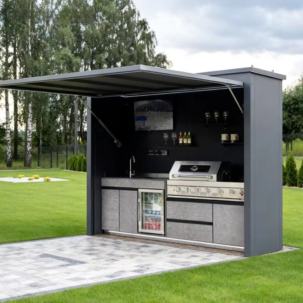 Aluminum Hotel Commercial BBQ  - đánh giá và giá Camping Cooking Canopy