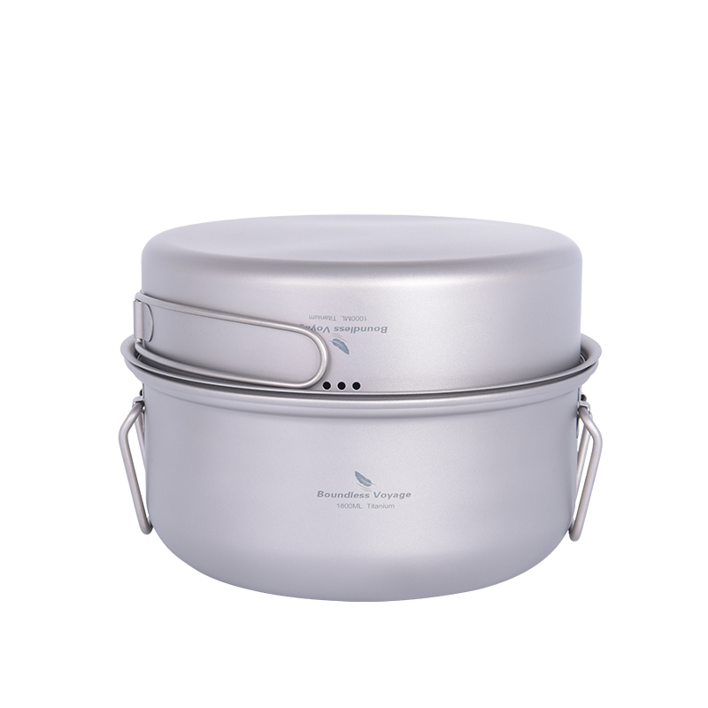 Boundless Voyage Titanium Stea - đánh giá và giá Camping Cooking Pan