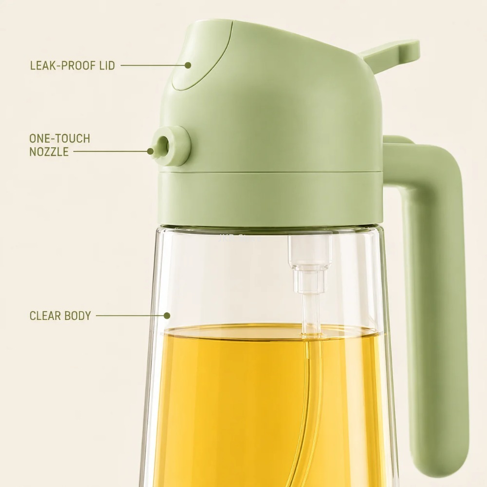 2 in 1 Olive Oil Sprayer Dispe - đánh giá và giá Camping Cooking Oil Bottle