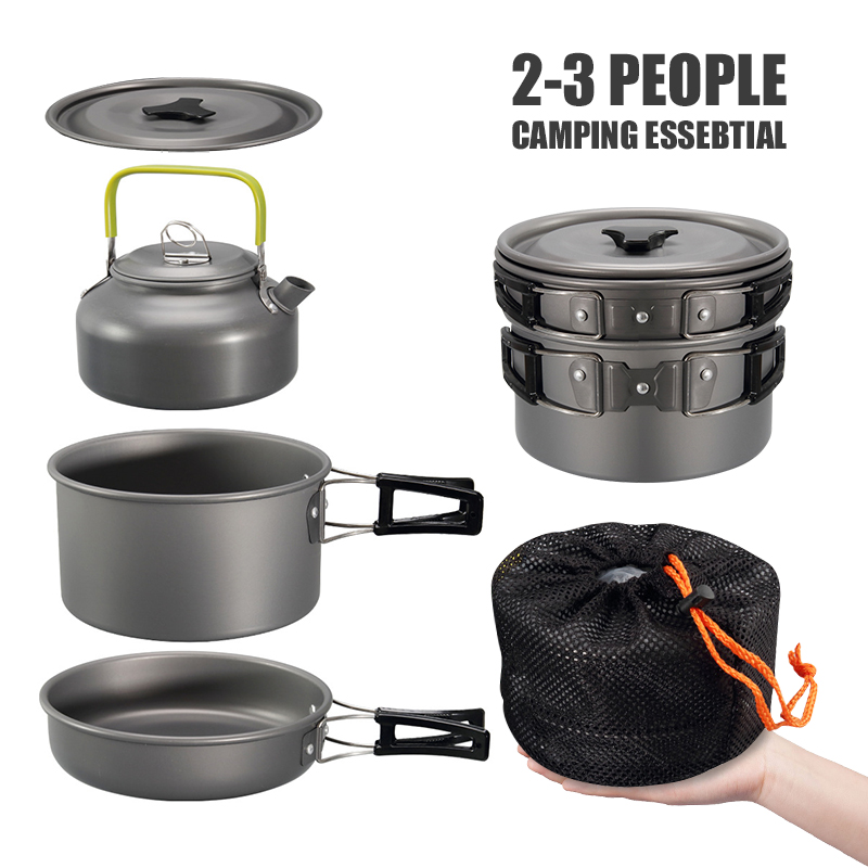WESTTUNE Camping Cookware Kit  - đánh giá và giá Camping Cooking Pan