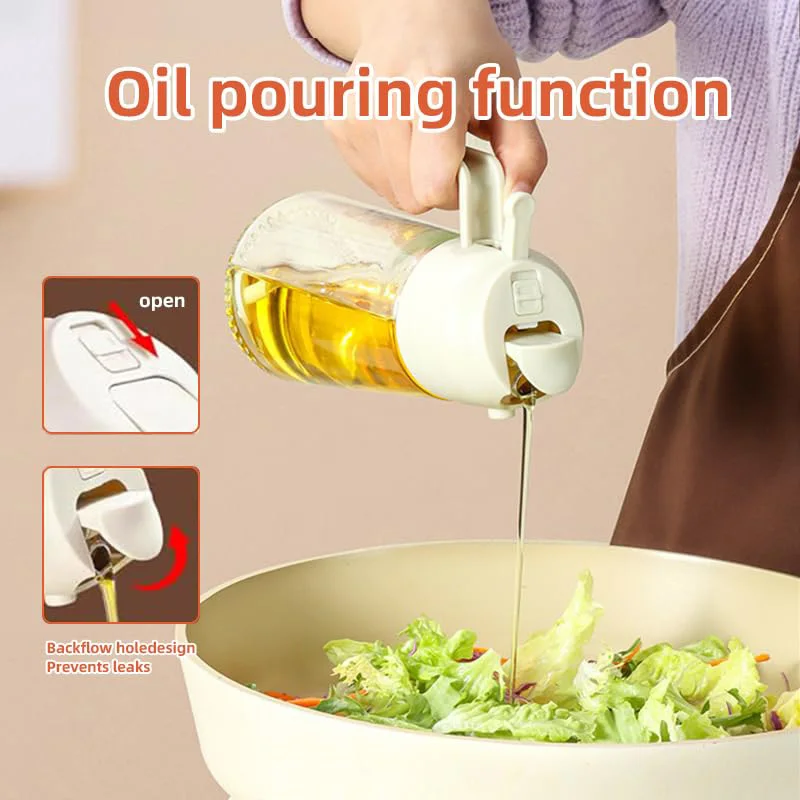 2 in 1 Pour Spray Sprayer Kitc - đánh giá và giá Camping Cooking Oil Bottle
