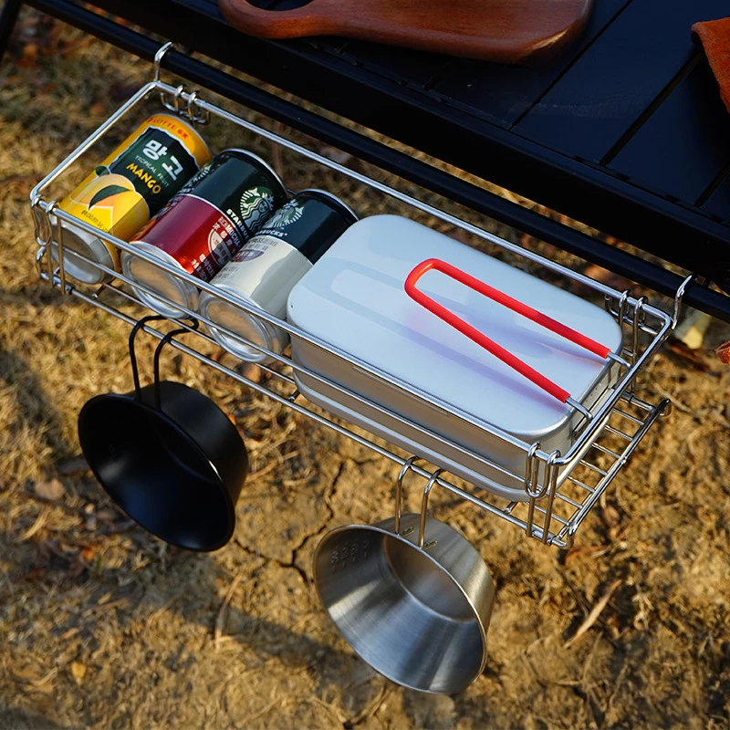Aluminum IGT Table Side Storag - đánh giá và giá Camping Cooking Table With Storage