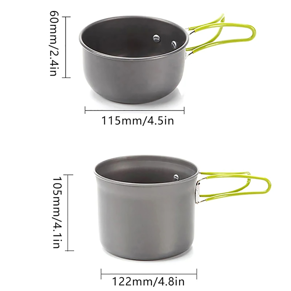 Outdoor cookware camping cookw - đánh giá và giá Camping Cooking Materials