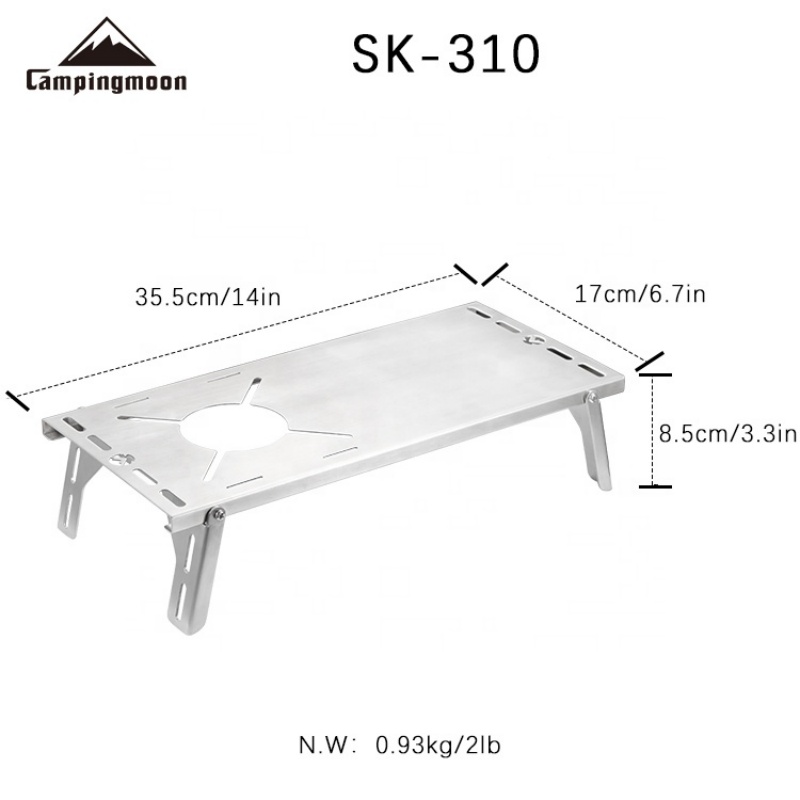 CAMPINGMOON SK-310 Multifuncti - đánh giá và giá Camping Cooking Table With Storage