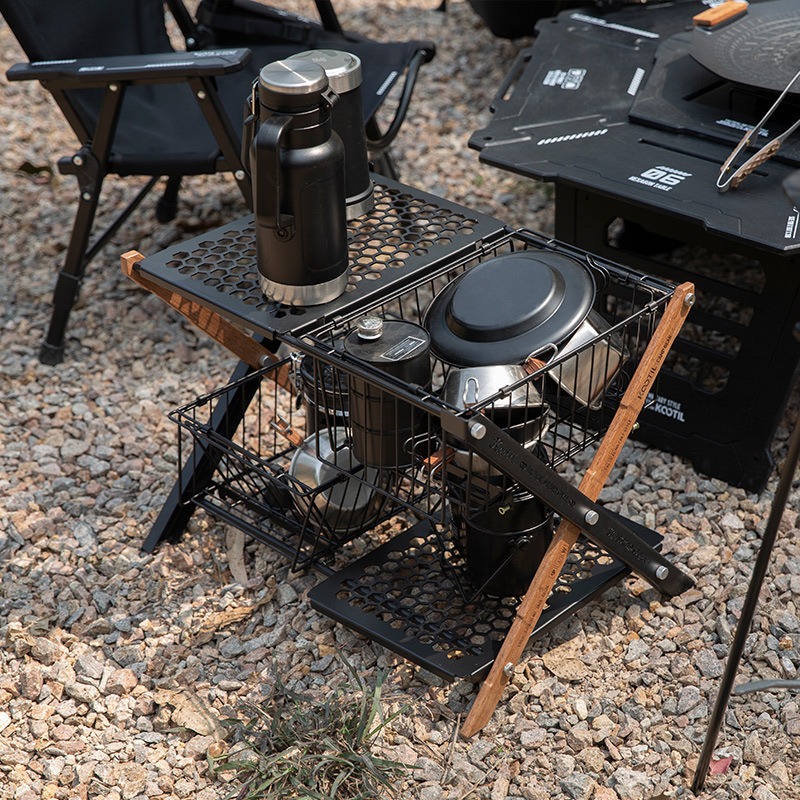 Portable Folding Camping Table - đánh giá và giá Camping Cooking Table With Storage