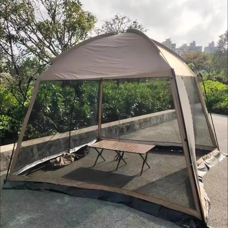 Outdoor Sunshade Camping Tent, - đánh giá và giá Camping Cooking Canopy