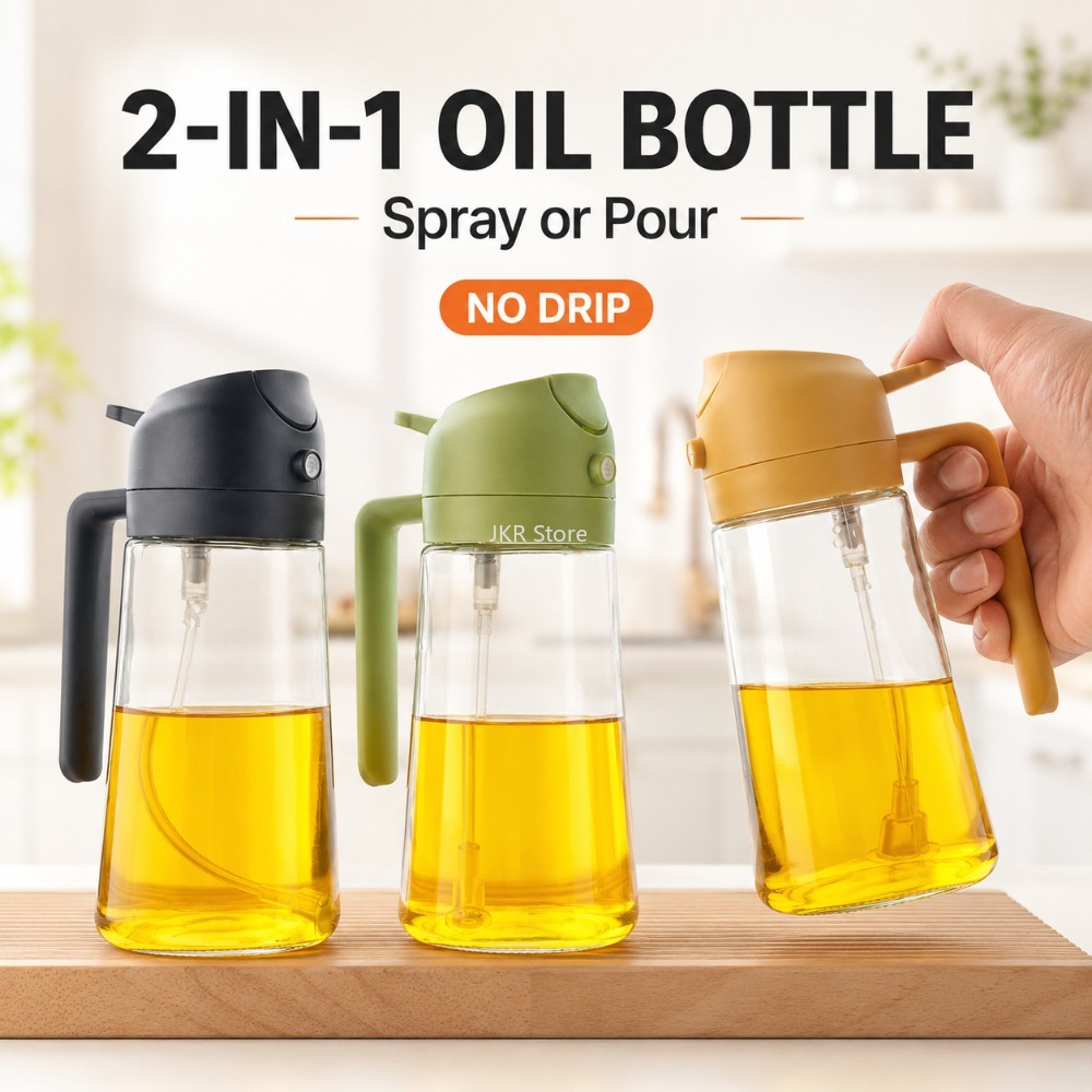 2 in 1 Olive Oil Sprayer Dispe - đánh giá và giá Camping Cooking Oil Bottle