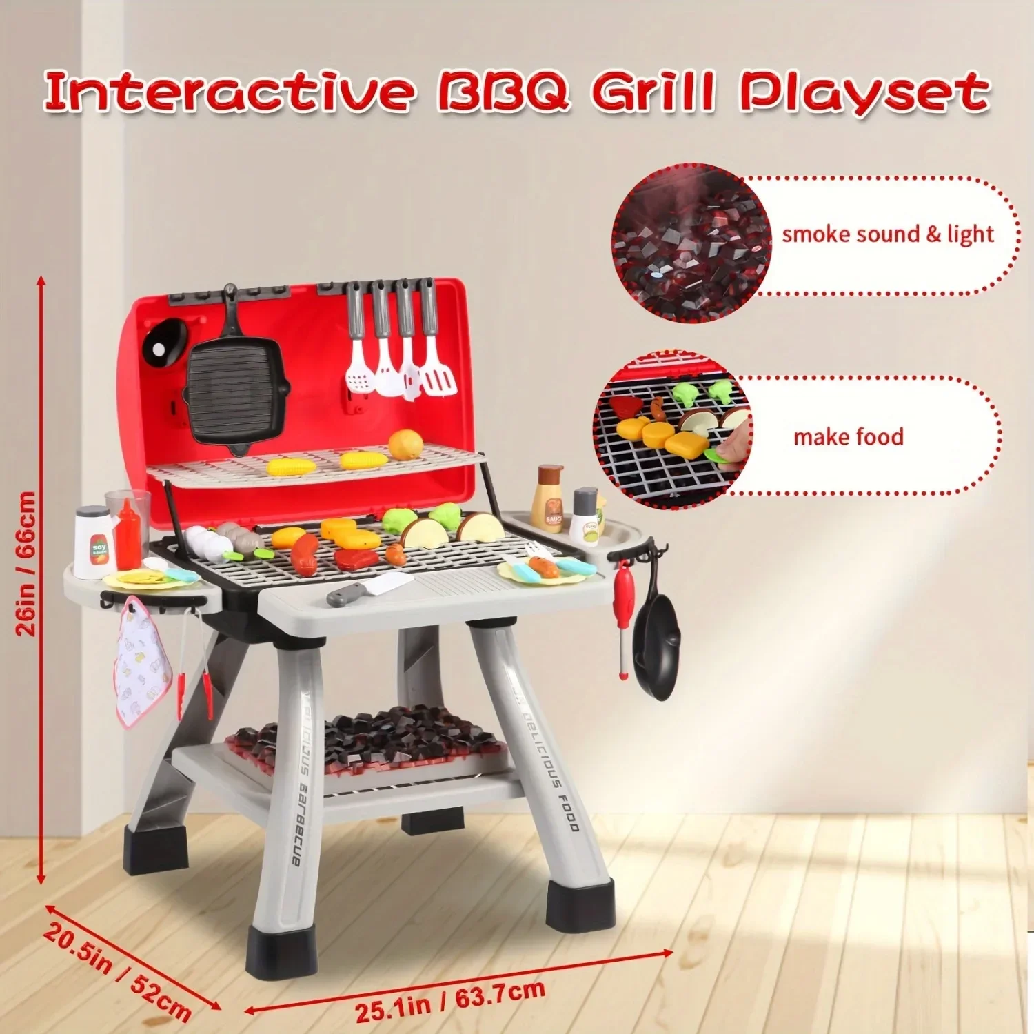 Barbecue Grill Toy Set Kids BB - đánh giá và giá Camping Cooking Kids