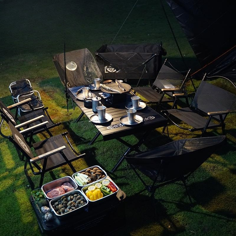 Camping set Outdoor tent, cano - đánh giá và giá Camping Cooking Canopy