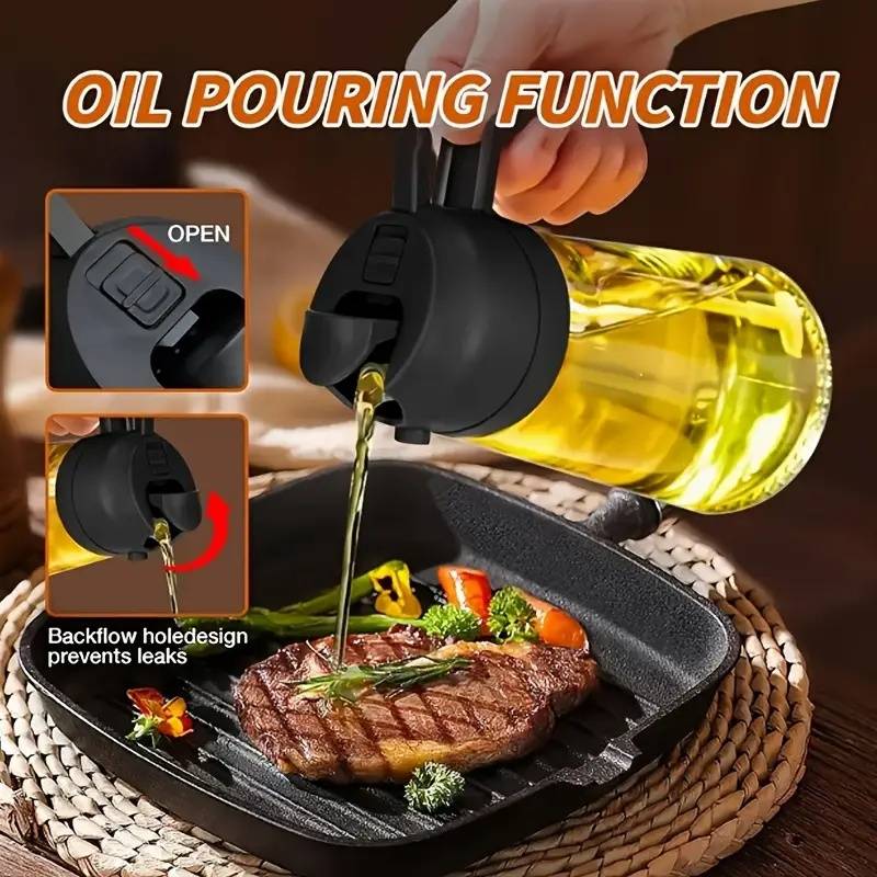 470ml Kitchen Oil Spray Bottle - đánh giá và giá Camping Cooking Oil Bottle