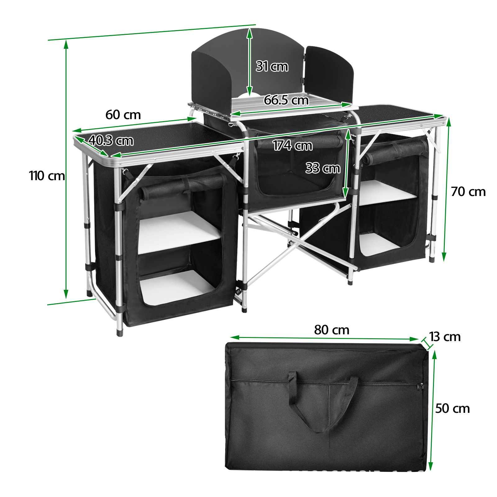 Hot-selling Outdoor Camping Mo - đánh giá và giá Camping Cooking Table With Storage