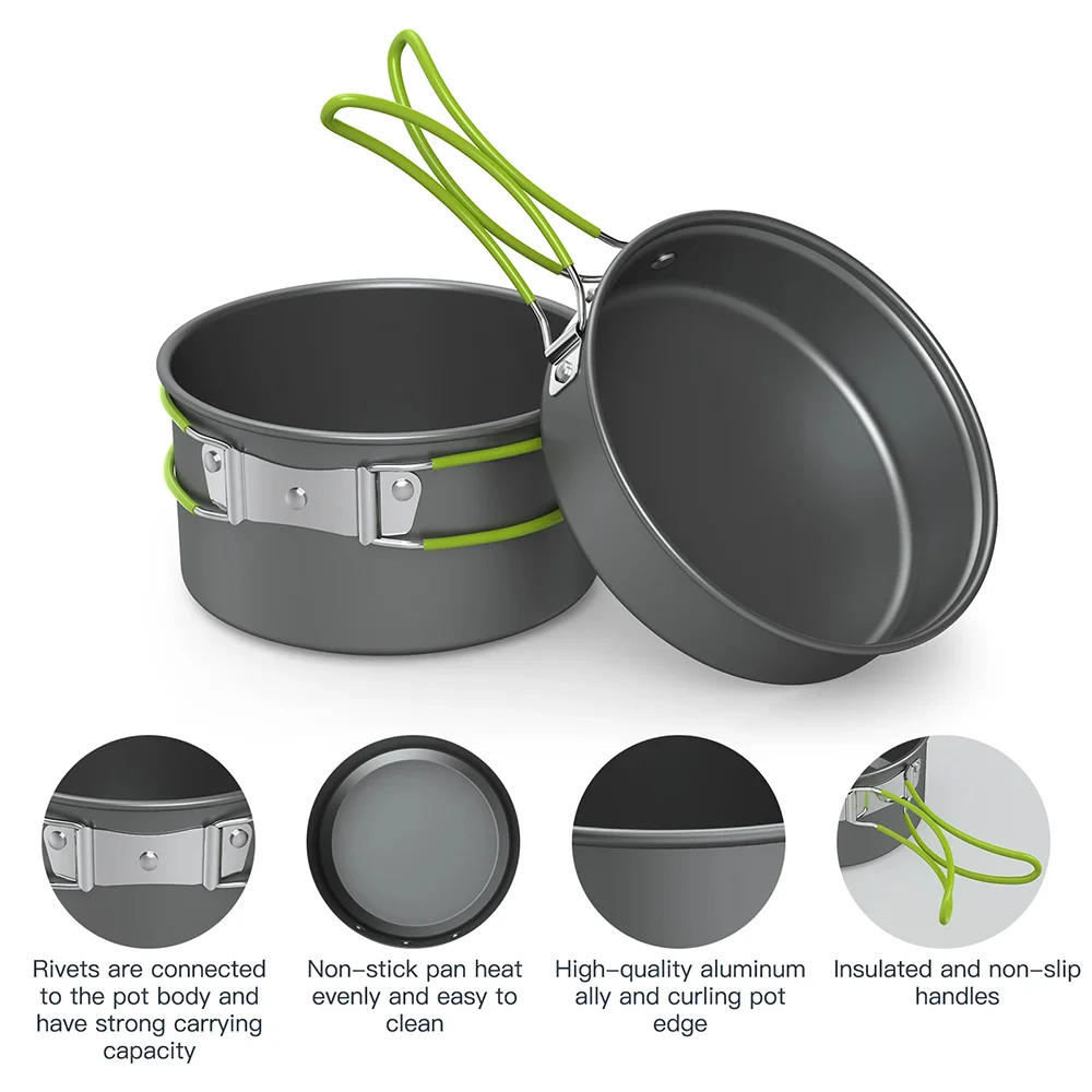 Outdoor Cooking Camping Utensi - đánh giá và giá Camping Cooking Materials