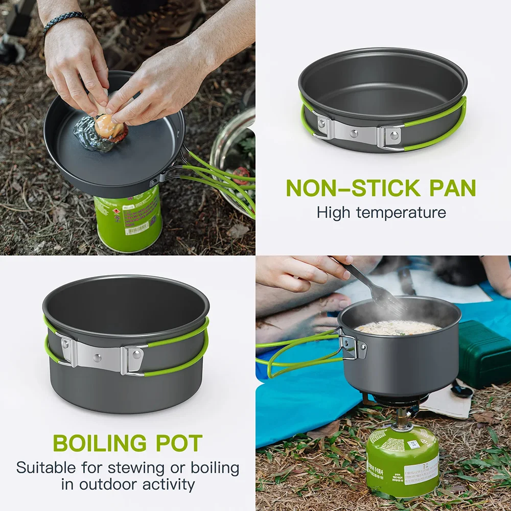 Outdoor Cooking Camping Utensi - đánh giá và giá Camping Cooking Materials