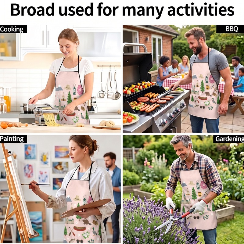 1PC【Apron】2DFlat effect，Printe - đánh giá và giá Japan Camping Cooking