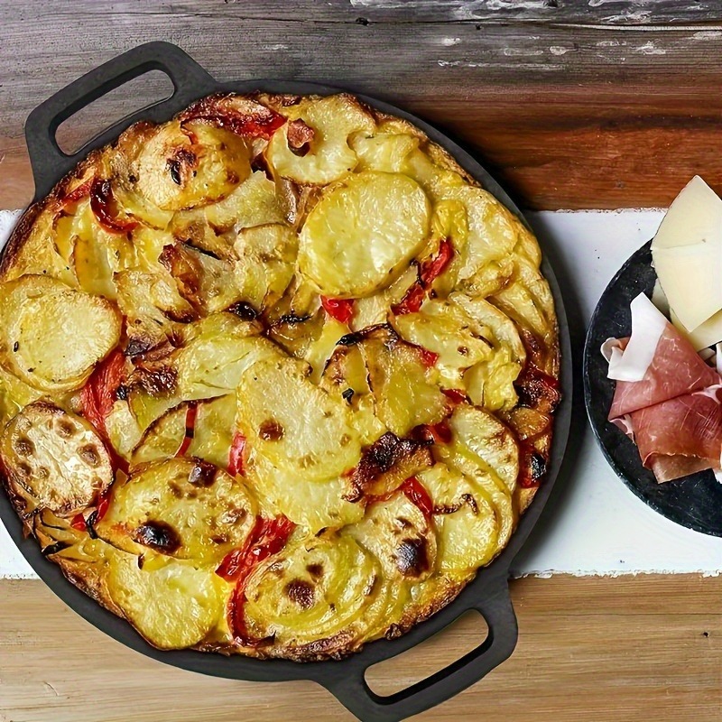 1pcs Cast Iron Outdoor Grill P - đánh giá và giá Camping Cooking Pan