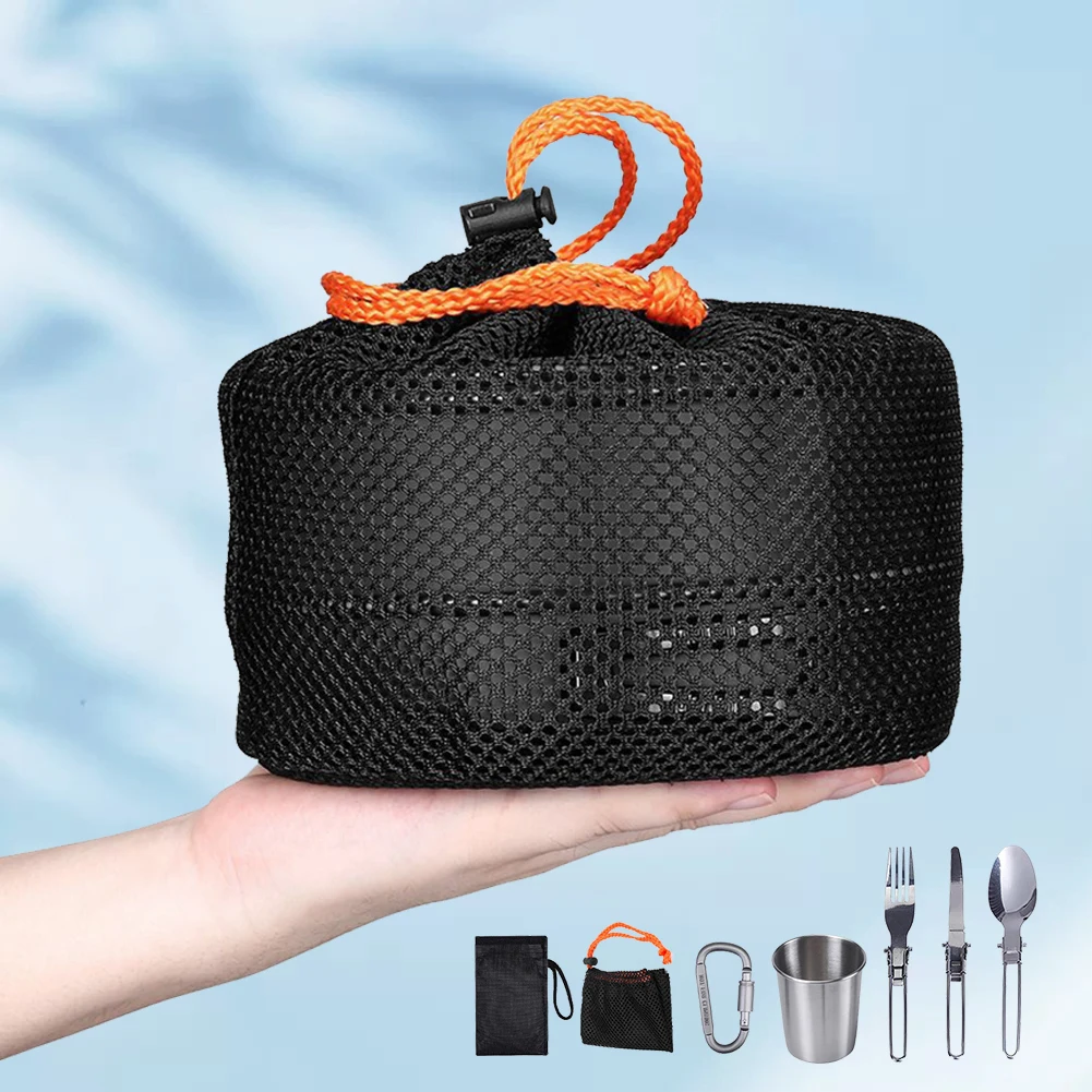 Camping Cookware Kit Kettle Po - đánh giá và giá Camping Cooking Pan