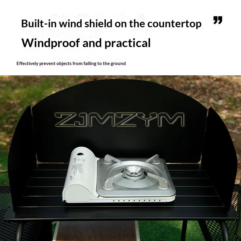 Outdoor Camping Folding Table, - đánh giá và giá Camping Cooking Table With Storage