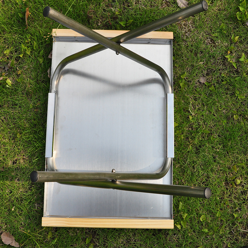 Outdoor Portable Stainless Ste - đánh giá và giá Camping Cooking Table With Storage