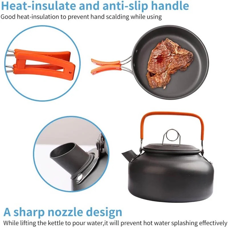 Camping Cooking set Camping Co - đánh giá và giá Camping Cooking Pan