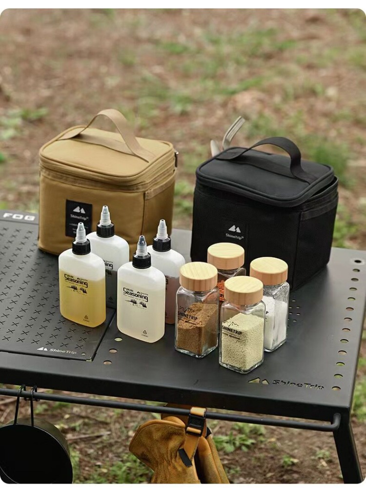 Seasoning Bottle Set Portable  - đánh giá và giá Camping Cooking Oil Bottle